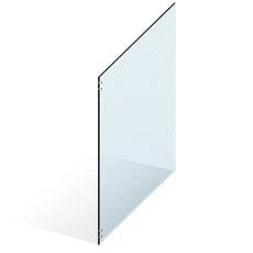 8mm Glass Balustrade Gate Panels - 970H x 800W - 8mm Holes for Hinge & Latch