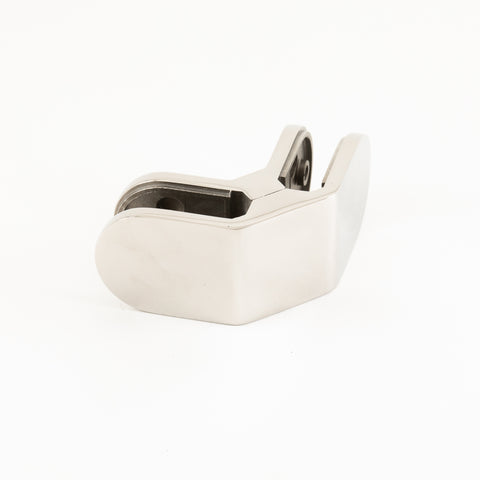GLASS CLIP CORNER - ROUND - POLISHED