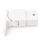 Handrail - 25x21mm - Square - Horizontal Adjustable - Wall Tie - Left - White