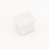 Handrail - 25x21mm - Square - End Cap - White