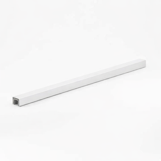 Handrail - Square 25x21mm - 5800mm Length - White
