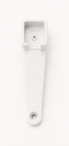 Handrail - 25x21mm - Square - Wall Tie Extender 125mm White