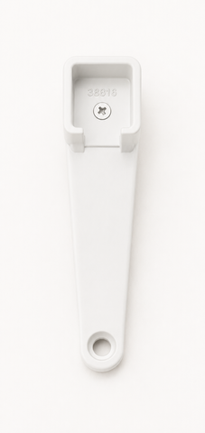 Handrail - 25x21mm - Square - Wall Tie Extender 100mm White