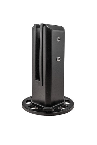 Black Spigot - No Earthing Required - Base Plate - Square
