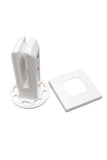 White Spigot - No Earthing Required - Base Plate - Square