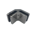 Glass Clip Square - 90 Degree Corner - Polished SS316