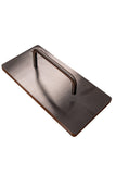 Stainless Steel Fish Weight/Press Black Rectangle