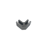 Glass Clip Square - 90 Degree Corner - Polished SS316