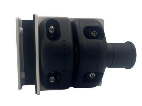Pool Fence Corner Out Latch Kit - White