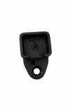 Handrail - 25x21mm - Square - Wall Tie - Adjustable - Black