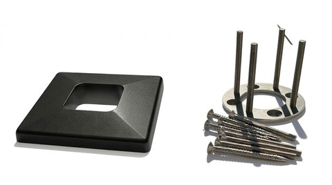 Spigot Waterproof Plate Kit Black