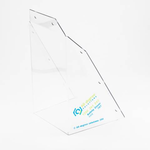 Power Point/Tap Safety Cover - 60 Degree -  Perspex - Medium