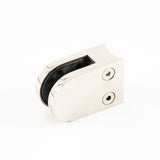 Glass Clip - 1183 - Round Mount, D Shape