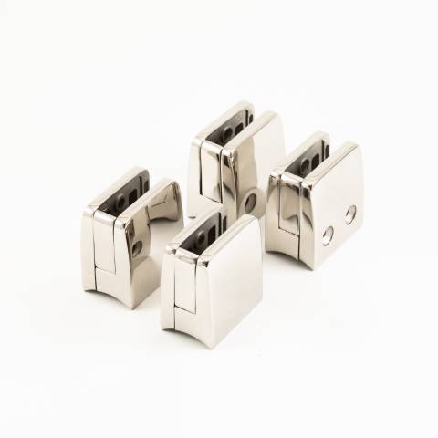 Glass Clip - 1187 - Large, Round Mount