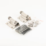 Spring Hinge - Glass to Glass - SS316 - Pair