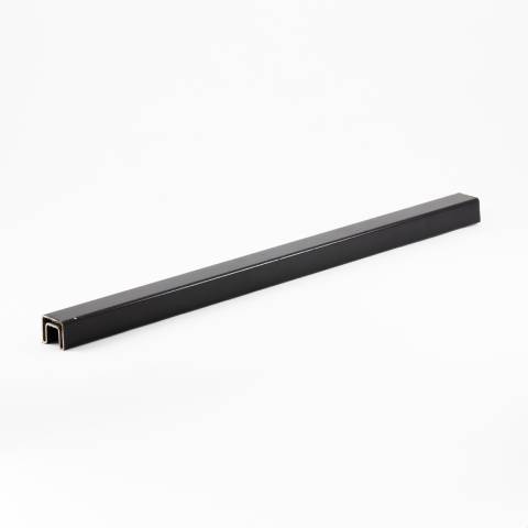 Handrail - 25mm x 21mm - Square - SS316 - 2900mm Length - Black