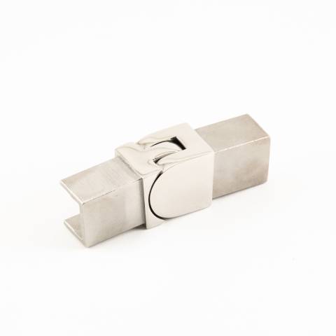 Handrail - 25mm x 21mm - Square - SS316 - Adjustable Joiner Horizontal