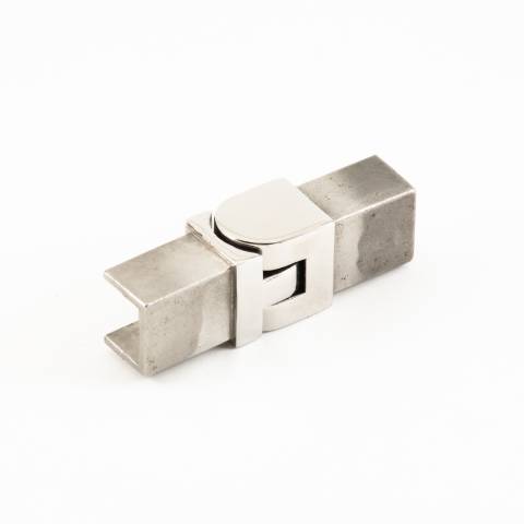 Handrail - 25mm x 21mm - Square - SS316 - Adjustable Joiner Vertical