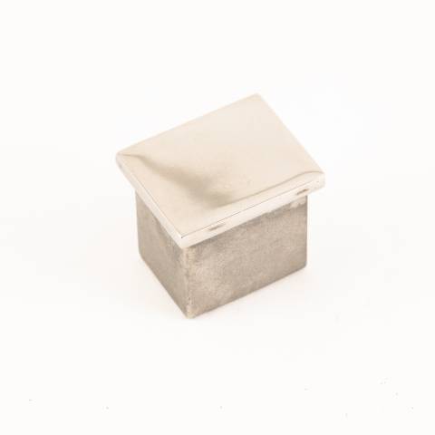 Handrail - 25mm x 21mm - Square - SS316 - End Cap