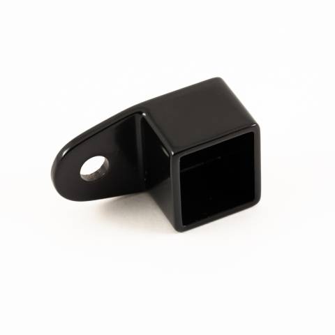 Handrail - 25mm x 21mm - Square - SS316 - Wall Tie - Vertical - Black