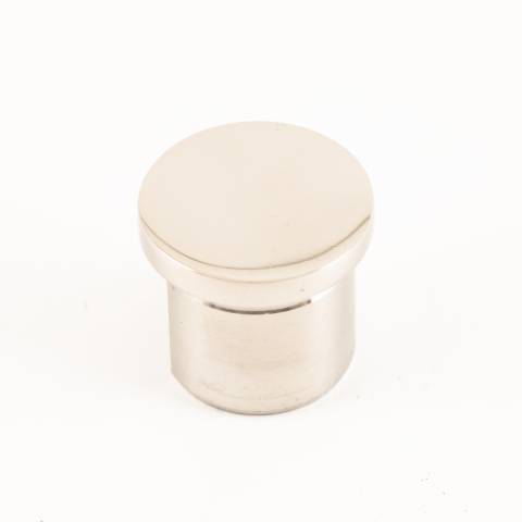 Handrail - U Channel - Round - 25.4mm - SS316 - End Cap