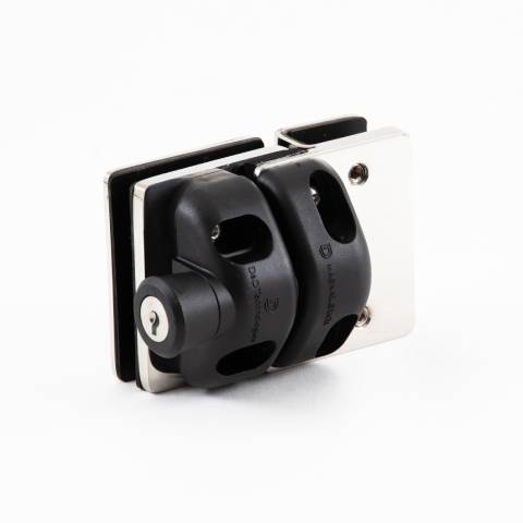 Glass to Glass STD Latch Kit - S/S polished