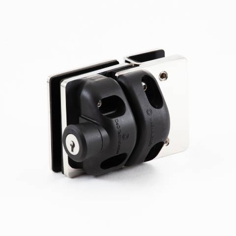 Glass to Glass STD Latch Kit - S/S polished