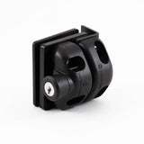 Wall to Glass STD Latch Kit - Black