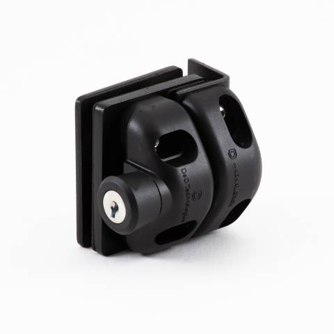 Wall to Glass STD Latch Kit - Black