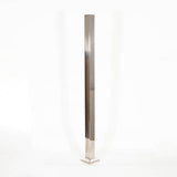 Post S/S 50 x 50 square base plated 1250 including post cap & raised cover plate