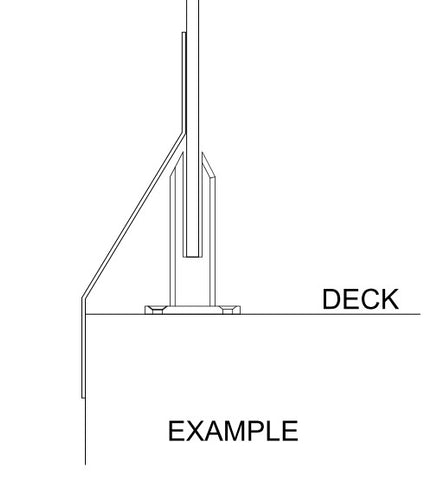 Acrylic Angle - 1200mm long