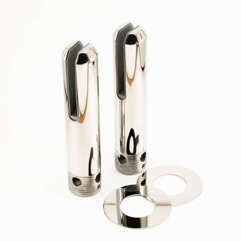 Spigot  - Round Core Drill - Polished Stainless Steel, 240mm - Value Range