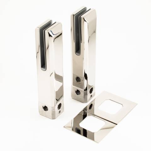 Spigot - Square Core Drilled - Stainless Steel, 240mm - Value Range